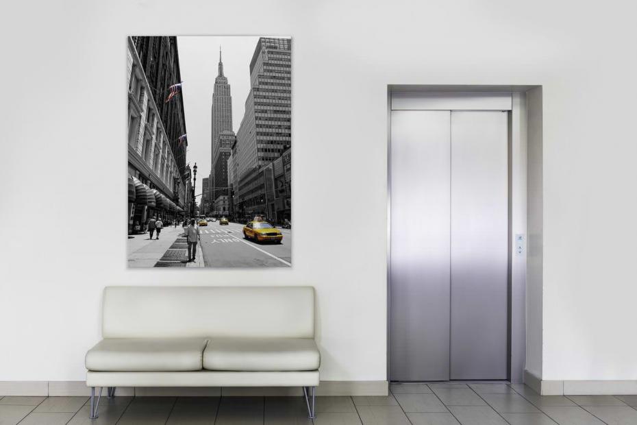 New York, Empire State Building als Leinwandbild